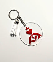 Queen of Hearts Keychain