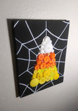 Candy Corn Button Canvas