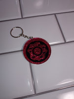 Pink Donut Keychain