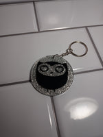 Silver Owl Keychain