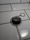 Silver Owl Keychain