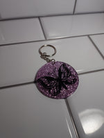 Pink Butterfly Keychain