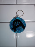 Paw Letter Keychain