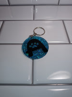 Paw Letter Keychain